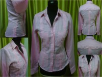 Guayabera Dama 4 Bolsillos Manga Larga
