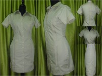 Vestido Guayabera Manga Corta Clasico